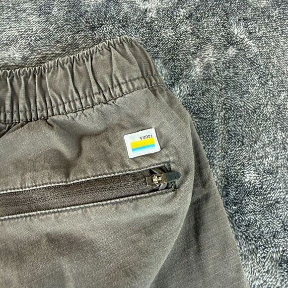 Vuori Ripstop Climber Pants Gray Men's M Drawstring Stretch Hiking - Picture 11 of 13
